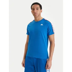 Kappa Majica Banda Coen 303UV10 Modra Slim Fit