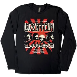 Led Zeppelin Japanese Burst Black L Majica