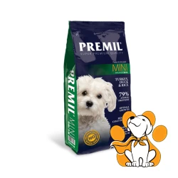 Premil Mini Turkey, Duck & Rice 15kg, Kompletna Ishrana za Male Pse