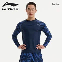 Li-Ning Muška majica za kupanje 834, Dug rukav, Plava