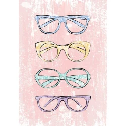Pelcasa Pink Glasses - 50x70 cm