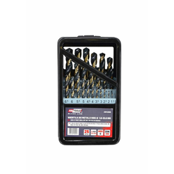 awtools VRTALNIK ZA KOVINO IZ KARBONA HSS M2 KPL. 25 kosov. /1,0-13,0 mm/ PREMIUM