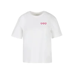 Womens T-shirt Three In A Row white