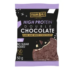 Frank&Oli cookies, protein double chocolate, 50g