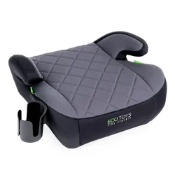 ECO TOYS Buster auto sedište sa držačem za čašu, 125-150cm, siva