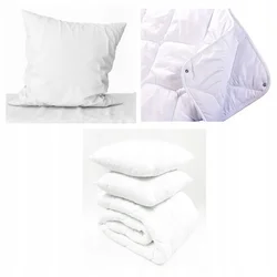 Dvojna odeja Easy Sleep 4-Seasons 155x200 cm + 2 vzglavnika 70x80 cm.