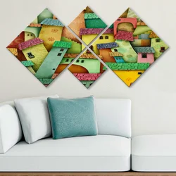 Wallity slika 4MDF425657590, 60x115 cm, 4 dijela