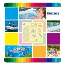 BESTWAY Samoplepljive zakrpe za bazen 6,5 x 6,5cm 62091