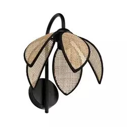 Osram - Zidna lampa DECOR RATTAN 1xE27/15W/230V bež/crna