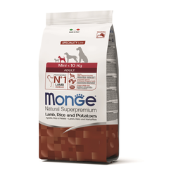 MONGE Suva hrana za pse mini adult jagnjetina&pirinač&krompir 7.5kg