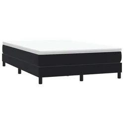 vidaXL Box spring postelja brez vzmetnico črna 160x210 cm žamet