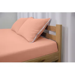 Manjatex Čaršaf sa lastišem, Za dušek od 20cm, 150x200cm, Kajsija