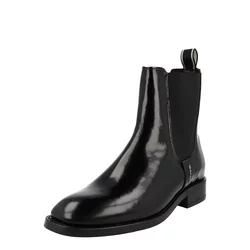 Stivali Chelsea GANT Fayy In Pelle Donna - Colore Nero - Tacco Piatto - Fodera In Tessuto - Tomaia In Pelle