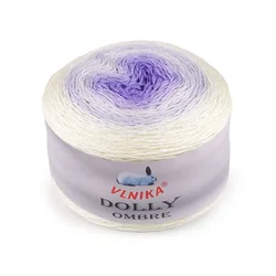 Preja DOLLY OMBRE - 250g / 875 m - vijolična