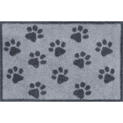 wash+dry PREDPRAŽNIK Paws Grey 40/60 cm potiskano siva