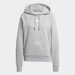 Adidas Ženski duks sa kapuljačom Bluw q3 ft hd, Sivi