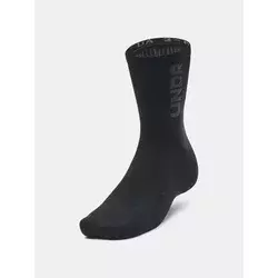 Under Armour UA 3-Maker Mid Crew Nogavice 3 para 655660 Črna