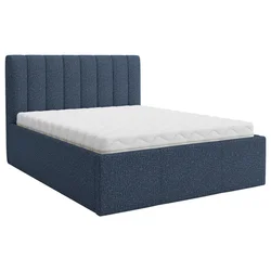 Boxxx OBLAZINJENA POSTELJA 180 cm x 200 cm , tekstil temno modra