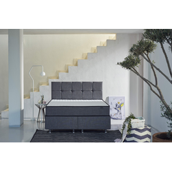 Hanah Home Dušek 140x24x200cm Belo-Sivi