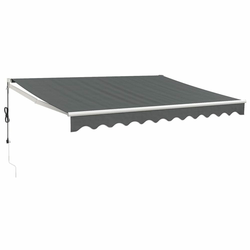 Automatska tenda na uvlačenje antracit 3 x 2,5 m