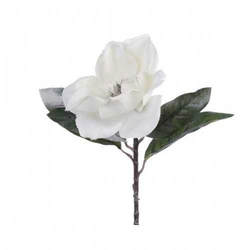 Novogodišnja dekoracija/ cvet Magnolija/ bela