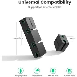 UGREEN urejevalnik kablov 3+1