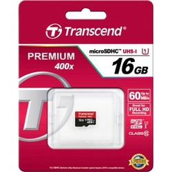 TRANSCEND MicroSDHC 16GB TS16GUSDCU1