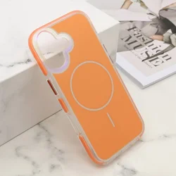 Futrola amber ring magsafe za iphone 17 (6.3) narandzasta ( F123376 )