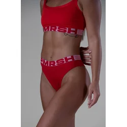 POMIRISHI BAMBOO UNDERWEAR Ženske gaćice brazilke sa lastišem, Crvene