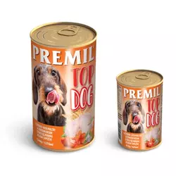 Premil TOP DOG ŽIVINA - konzerve - vlazna hrana za pse