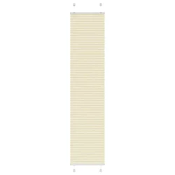 Plisirana zavjesa krem boje 50x200 cm Širina tkanine 49,4 cm Poliester