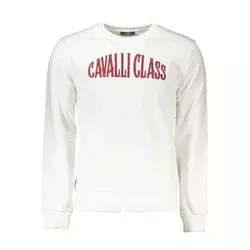 CAVALLI CLASS Muški duks QXT65D-CF062_BIANCO_00053, Beli
