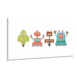 Slika družina robotkov - 90x60