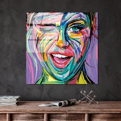 Wallity Slika od kalenog stakla 50x50cm