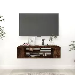 Viseći TV ormarić boja hrasta 100x30x26,5 cm konstruirano drvo