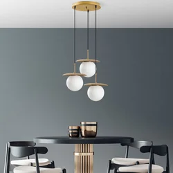 Opviq Luster Anemon-13833, 55x55x110cm, IP20, Zlatno-bele boje