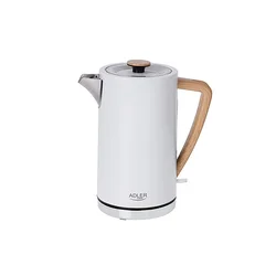 ADLER AD 1347w električni kuhalnik vode, bel, 1.7 L