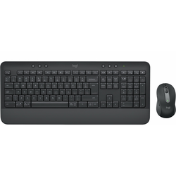 Logitech MK650 Advanced - Tastatur-und-Maus-Set - kabellos - 2,4 GHz - QWERTZ - Deutsch Graphite