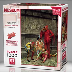KS Games - Puzzle Šaljivci igrajo Cochonnet - 1 000 kosov