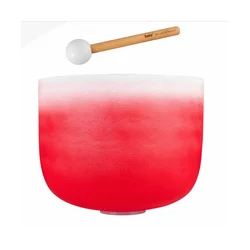 Kristalna posoda Chakra Rdeča 14 (35cm) C 432Hz SECCU14C