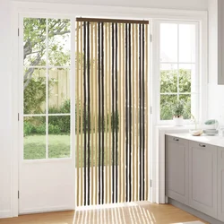 Zavjesa protiv insekata Chenille Tamno smeđa i bež 90 x 220 cm