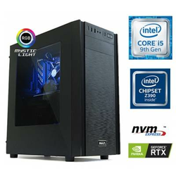 Računalnik MEGA 6000X/i5-9600K (3.7/4.6 GHz), 16GB, 250GB NVMe M.2 SSD + 2TB HDD, GeForce RTX 2060 6GB