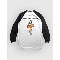 Loose Riders Hot & Thick Long Sleeve Jersey white