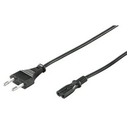 MicroConnet Napajalni kabel C7, 3m črn