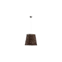 Luster na sajli CANNUCIA 1xE27/15W/230V braon