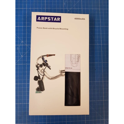 Arpstar Power Bank sa držačem za bicikl 4000mAh + kabl USB-A na Micro USB