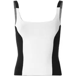 Nagnata-colour block tank top-women-Black