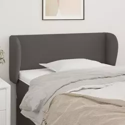 Uzglavlje s ušima sivo 103x23x78/88 cm od umjetne kože