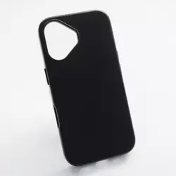 Maska Beautiful Shine Leather za iPhone 16 crna