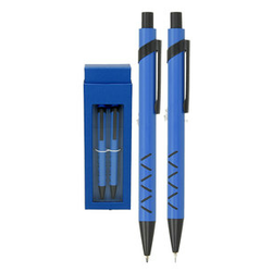 Set pisaći WOW kemijska olovka i tehnička olovka svj.plavi